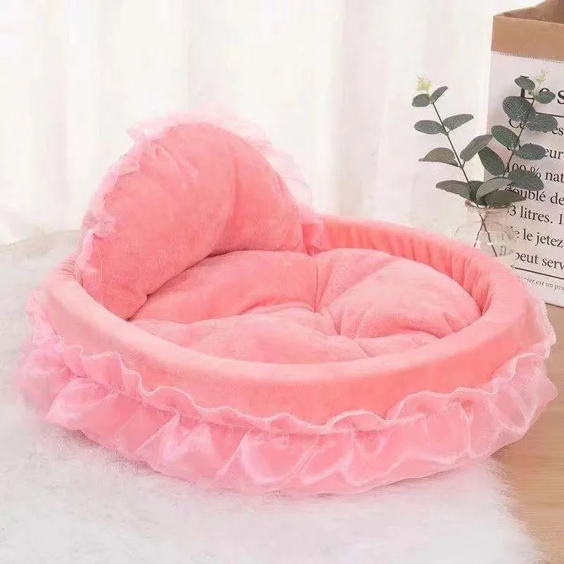 Lit Pour Chien - CuteLaceDogBed™ - Rose - Dorlote Ton Chien