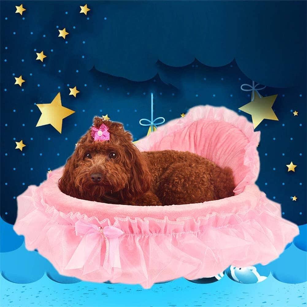 Lit Pour Chien - CuteLaceDogBed™ - Rose - Dorlote Ton Chien