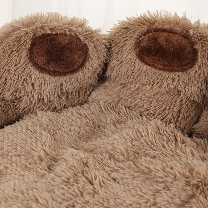 Lit pour Chien - FluffyDogBed™ - Café - Dorlote Ton Chien