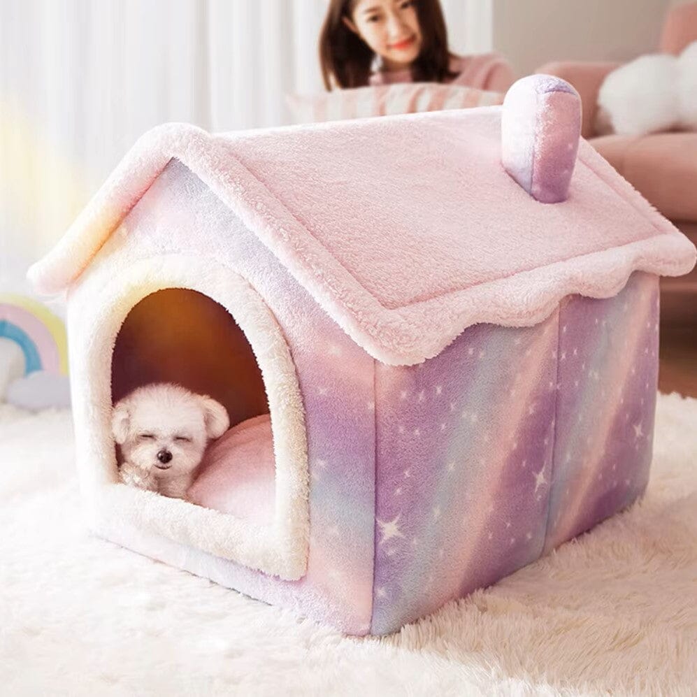 Niche Chien - ComfortableDogHouse™ - Étoile Arc - en - ciel - Dorlote Ton Chien