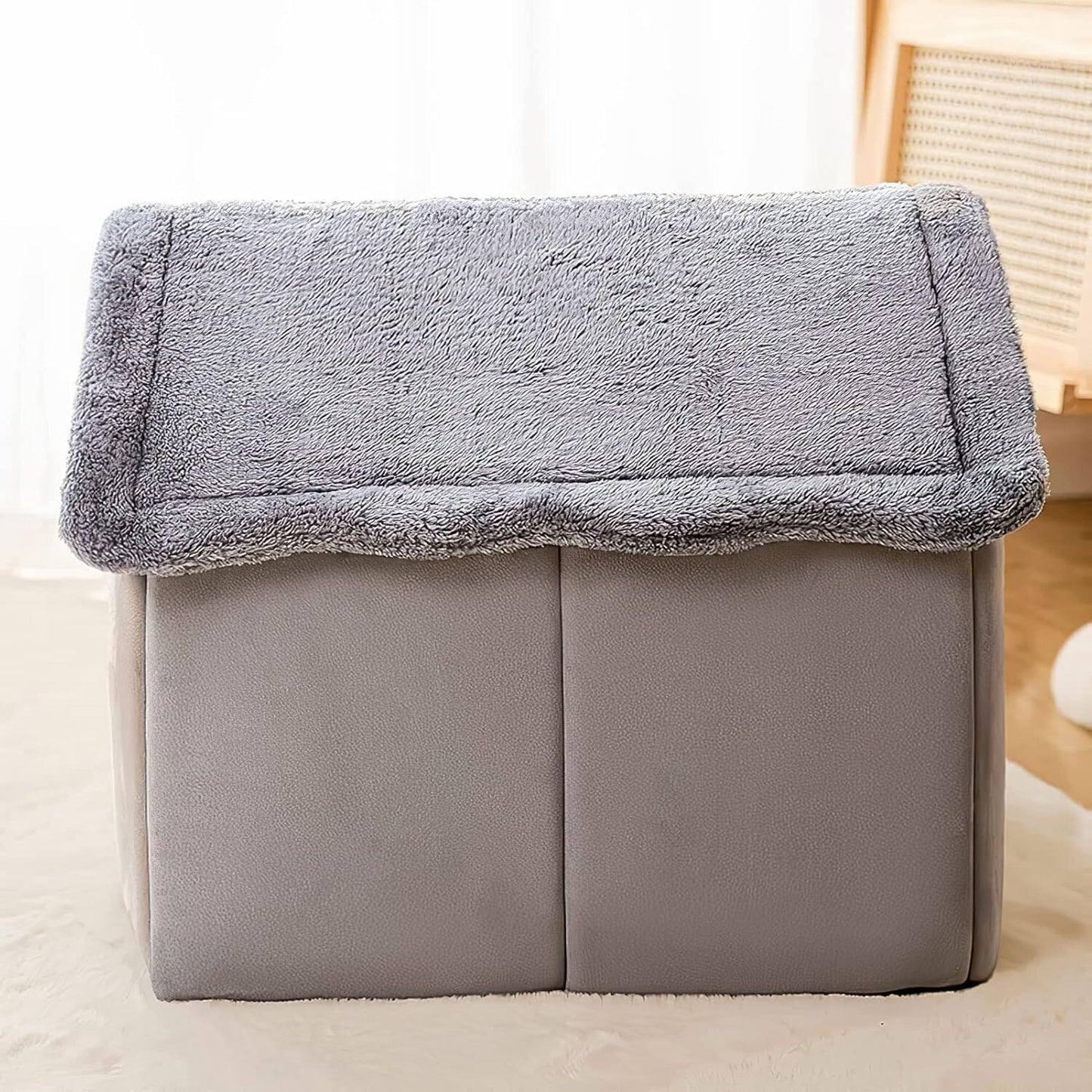 Niche Chien - ComfortableDogHouse™ - Gris Lapin - Dorlote Ton Chien
