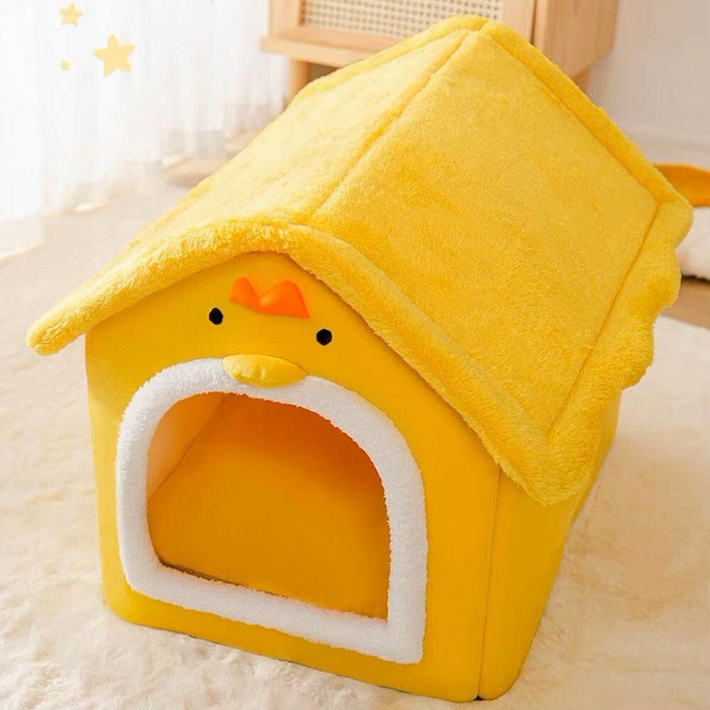 Niche Chien - ComfortableDogHouse™ - Jaune Poussin - Dorlote Ton Chien
