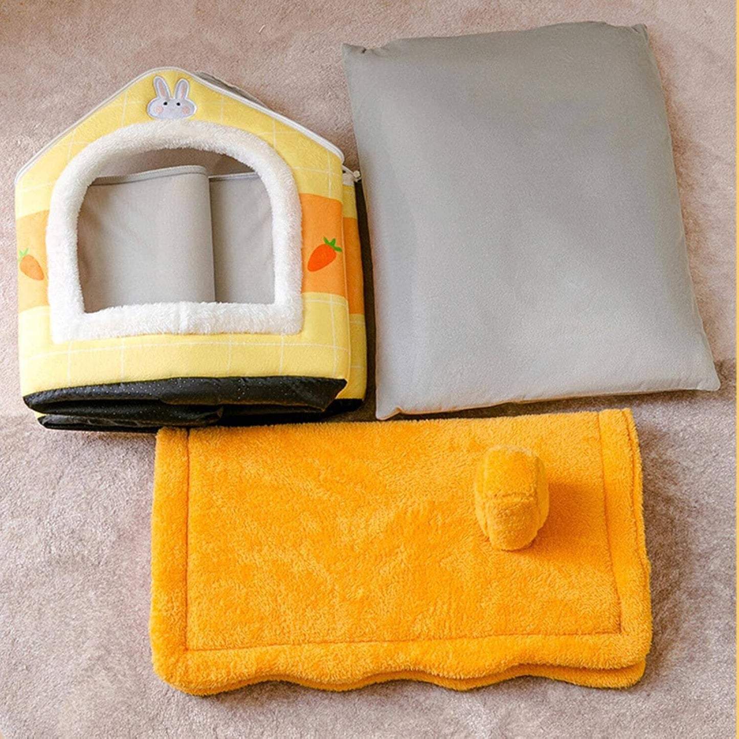 Niche Chien - ComfortableDogHouse™ - Orange Carotte - Dorlote Ton Chien
