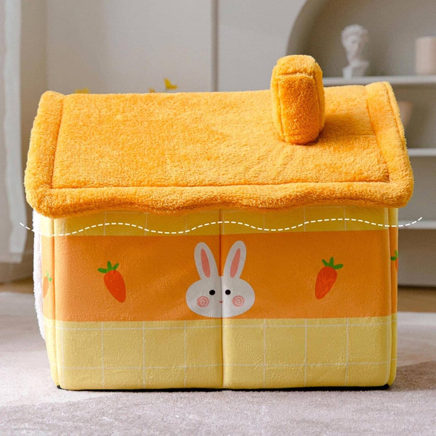 Niche Chien - ComfortableDogHouse™ - Orange Carotte - Dorlote Ton Chien