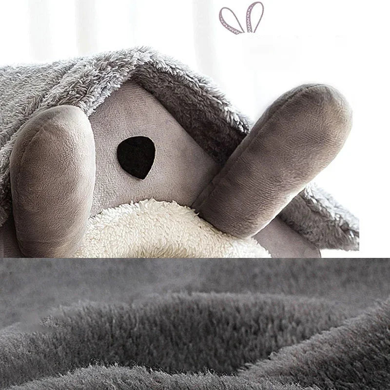Niche Chien - ComfortableDogHouse™ - Toit simple gris - Dorlote Ton Chien