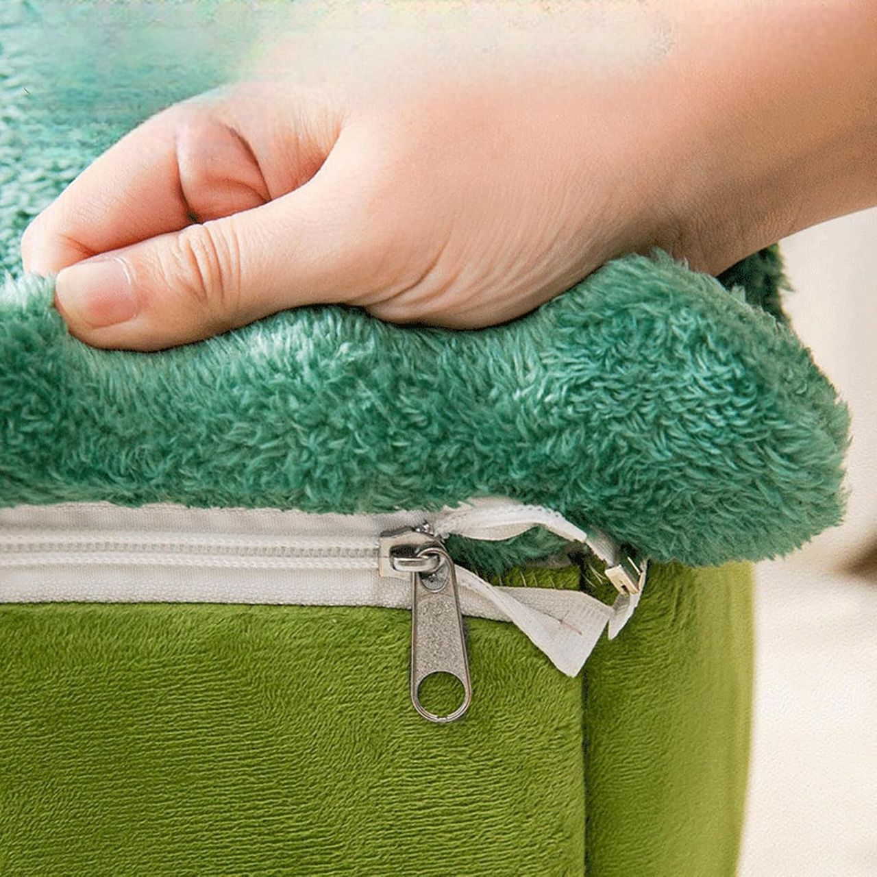 Niche Chien - ComfortableDogHouse™ - Vert Dinosaure - Dorlote Ton Chien