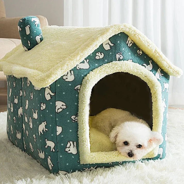 Niche Chien - ComfortableDogHouse™ - Vert Ours - Dorlote Ton Chien