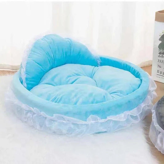 Lit Pour Chien - CuteLaceDogBed™ - Bleu - Dorlote Ton Chien