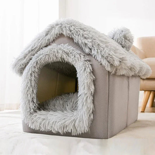 Niche Chien - ComfortableDogHouse™ - Gris Fourrure - Dorlote Ton Chien