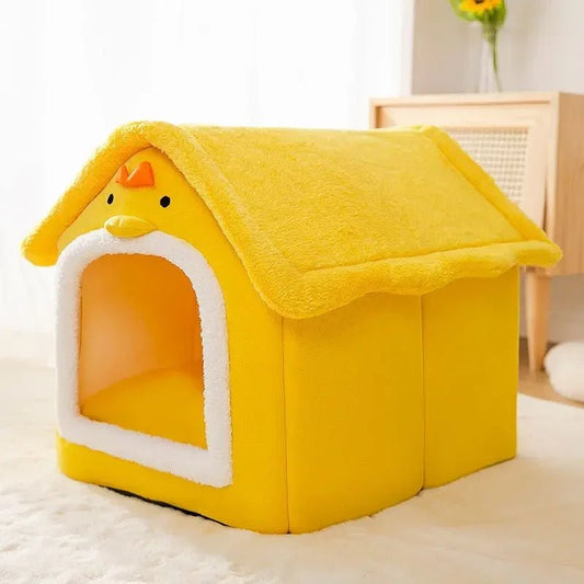Niche Chien - ComfortableDogHouse™ - Jaune Poussin - Dorlote Ton Chien