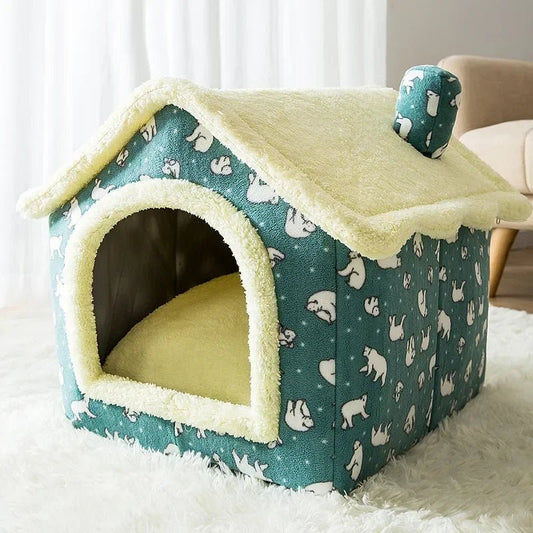 Niche Chien - ComfortableDogHouse™ - Vert Ours - Dorlote Ton Chien